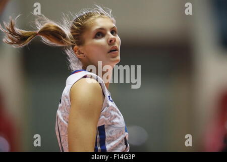Tokyo, Japan. 27th Aug, 2015. Fetisova Lrina (RUS) Volleyball : FIVB Women's World Cup 2015 1st Round between Russia 3-0 Kenya in Tokyo, Japan . © Sho Tamura/AFLO SPORT/Alamy Live News Stock Photo