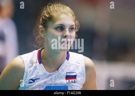 Tokyo, Japan. 27th Aug, 2015. Fetisova Lrina (RUS) Volleyball : FIVB Women's World Cup 2015 1st Round between Russia 3-0 Kenya in Tokyo, Japan . © Sho Tamura/AFLO SPORT/Alamy Live News Stock Photo