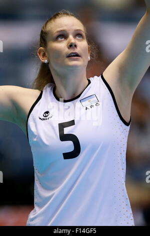 Tokyo, Japan. 27th Aug, 2015. Lucia Fresco (ARG) Volleyball : FIVB Women's World Cup 2015 1st Round between Argentina 3-0 Kenya in Tokyo, Japan . © Sho Tamura/AFLO SPORT/Alamy Live News Stock Photo