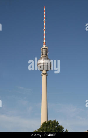 FERNSEHTURM TV DDR TOWER GDR BERLIN Stock Photo