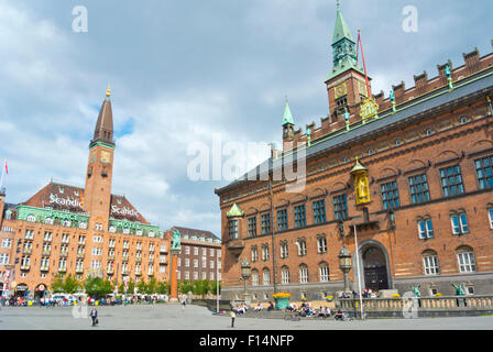 Rådhuspladsen, town hall square, Copenhagen, Denmark Stock Photo