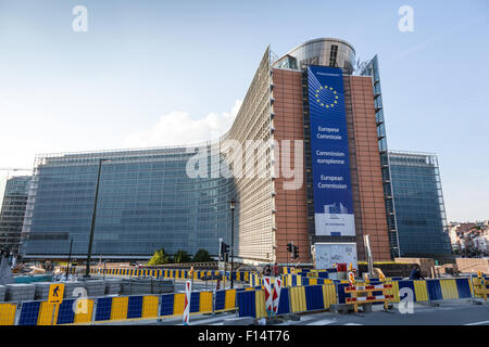 Le Berlaymont -  the European Comission building in Brussels, Belgium Stock Photo