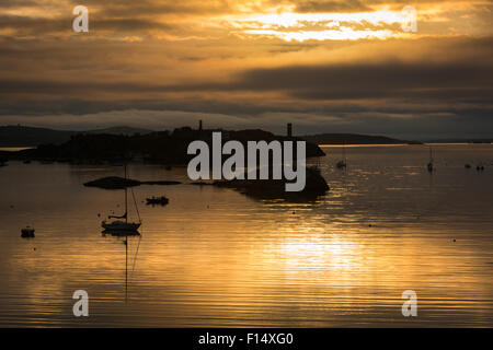 Crookhaven in West Cork on the Mizen Head peninsula at dawn Stock Photo