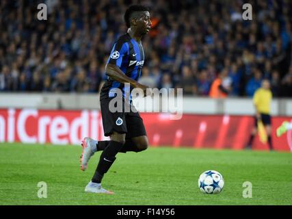 Jan Breydel Stadium, Bruges, Belgium. 26th Aug, 2015. UEFA Champions League football. Club Brugges KV versus Manchester United, leg 2. Diaby Abdoulay forward of Club Brugge Credit:  Action Plus Sports/Alamy Live News Stock Photo