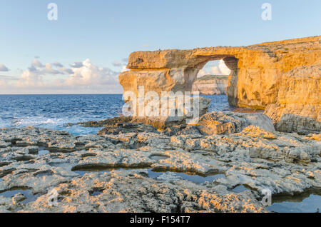 Azure Window in Dwejra, island Gozo, Malta Stock Photo