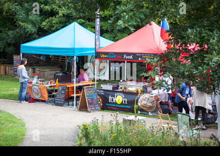 'Street Diner' street food market in Brighton, UK Stock Photo