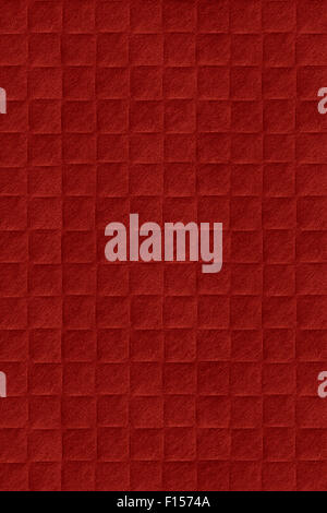 red paper background or check pattern cardboard texture Stock Photo
