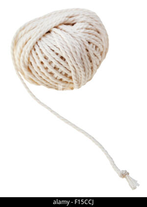 Thread clew isolated on white background Stock Photo - Alamy