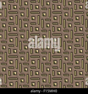 Gold, brown seamless tileable decorative background pattern Stock Photo ...