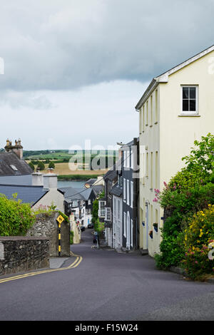 Street scene of fishing town of Kinsale, Republic of Ireland Stock Photo