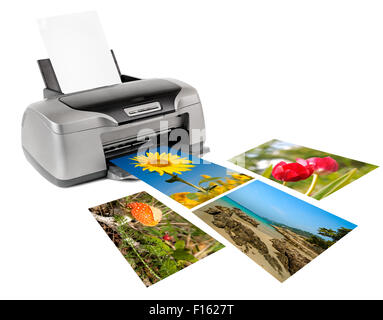 photo inkjet printer, on white background; isolated Stock Photo