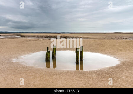Morecambe Bay from Jenny Browns Point, Silverdale, Lancashire UK Stock Photo