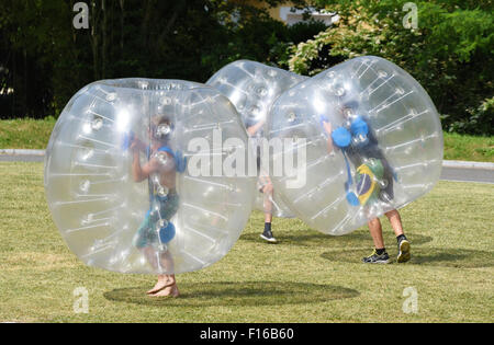 Body Zorbing Ball Stock Photo