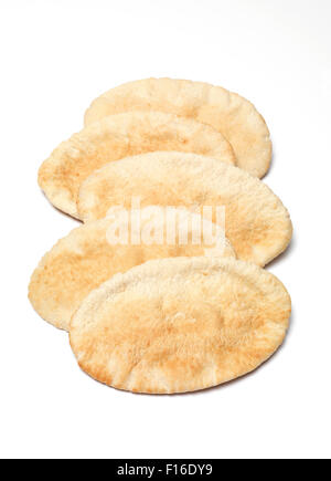 Pitta Bread Isolated Stock Photo