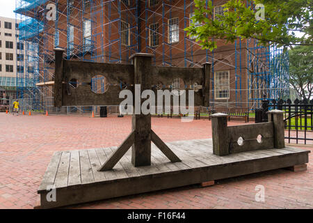 stockade Old state house Hartford Connecticut Stock Photo