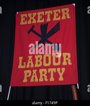 Exeter Devon UK 28 August 2015 Jeremy Corbyn  Labour Party Leadership Rally Stock Photo