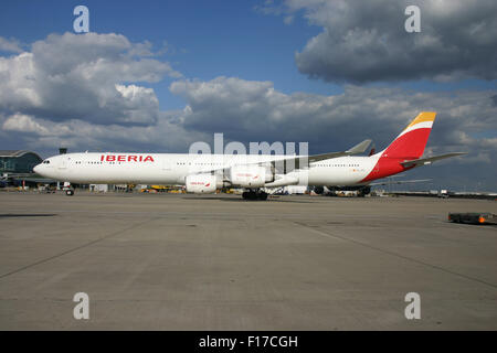 IBERIA SPAIN AIRBUS A340 600 Stock Photo