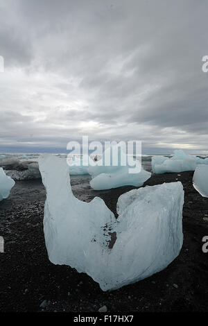 Iceland natural ice formations Iceland collection Stock Photo