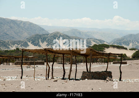 Mummies - Chauchilla Cemetery - Peru Stock Photo