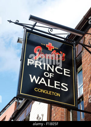 The Prince of Wales pub in Congleton Cheshire UK Stock Photo - Alamy