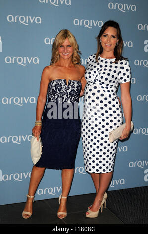 London, UK, 8 July 2015, Isabel Webster & Jacquie Beltrao attends the Arquiva commercial Radio Awards at the Camden Roundhouse. Stock Photo