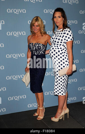 London, UK, 8 July 2015, Isabel Webster & Jacquie Beltrao attends the Arquiva commercial Radio Awards at the Camden Roundhouse. Stock Photo