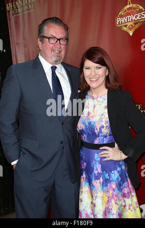 'The Phantom of the Opera' held at The Hollywood Pantages Theatre - Arrivals  Featuring: Kate Flannery Where: Los Angeles, California, United States When: 18 Jun 2015 Stock Photo