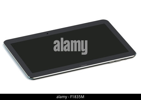 Tablet computer isolated on white background Stock Photo