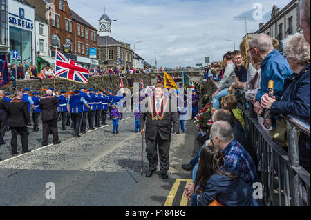 Parading the town! Stock Photo