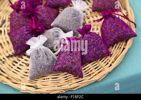 Lavender Sachets Stock Photo