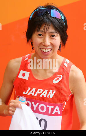 Beijing, China. 30th Aug, 2015. Mai Ito (JPN) Marathon : 15th IAAF World Championships in Athletics Beijing 2015 Women's Marathon Final at Beijing National Stadium in Beijing, China . © YUTAKA/AFLO SPORT/Alamy Live News Stock Photo