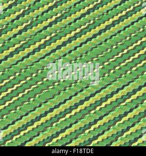 Wavy volume background. Pattern with optical illusion. 3d vector illustration. Stock Vector
