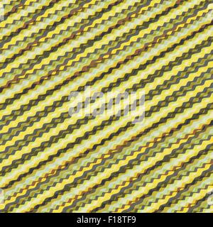 Wavy volume background. Pattern with optical illusion. 3d vector illustration. Stock Vector