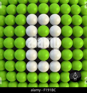 Number eight. Abstract mathematics background. 3d vector illustration. Stock Vector