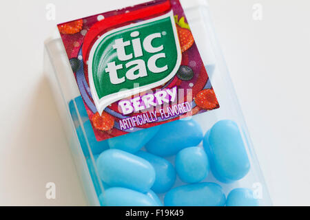 Berry flavor Tic Tac mints - USA Stock Photo