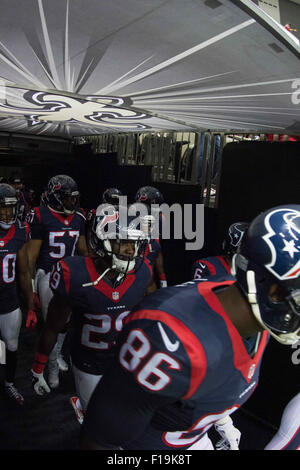New Orleans, Lousiana, USA. 30th Aug, 2015. Houston Texans tight end Khari Lee (86) during the game between the New Orleans Saints and the Houston Texans at the Mercedes-Benz Superdome in New Orleans, LA. Credit:  Cal Sport Media/Alamy Live News Stock Photo