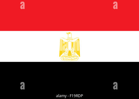 The flag of Egypt, national flag. Egypt is a country in North Africa ...