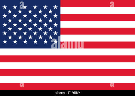 National flag of the United States of America Stock Photo