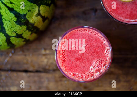 Watermelon juice Stock Photo