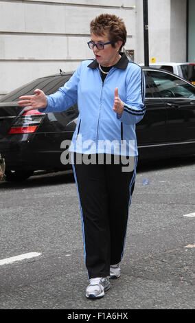 Billie Jean King seen at the BBC London, 2013 Stock Photo