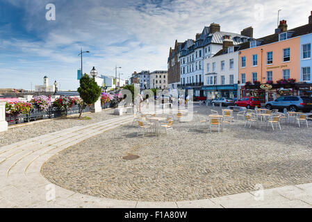 Buildings in Old Margate in Kent in the UK. Stock Photo