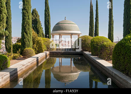 Mirador Pavilion in La Concepcion Botanical and Historical Garden in Malaga, Andalusia, Spain Stock Photo