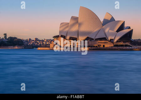Sydney opera during sunset. Stock Photo
