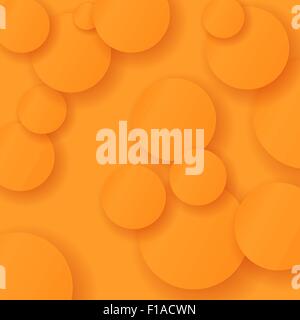 Orange Circle Background. Stock Vector