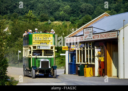 Leyland N Bus at The Amberley Museum & Heritage Centre. West Sussex. England. UK Stock Photo