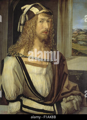 Albrecht Dürer - Self-portrait Stock Photo