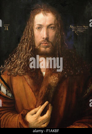 Albrecht Dürer - Self-portrait Stock Photo