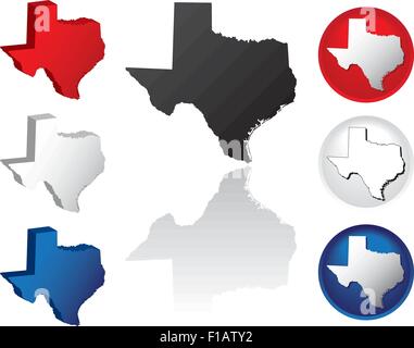 Texas State Icons Stock Vector Image & Art - Alamy