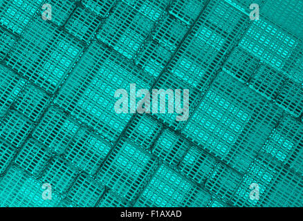 Steel blue cube mesh metal plate background or texture Stock Photo - Alamy