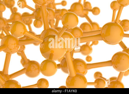 Molecule white color 3d as concept as medical concept Stock Photo - Alamy